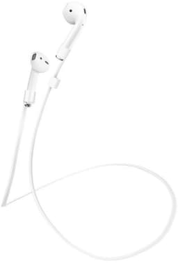 Jumada's - Anti-Lost koord - Draad voor oortjes - Geschikt voor Airpods - Siliconen - Wit — thumbnail 1