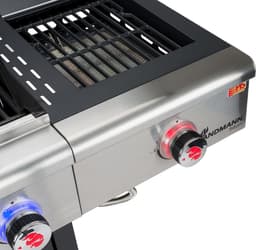 Landmann Triton MaxX PTS 4.1 Barbecue - Gas - Gietijzeren Roosters - Zilver - 4 Pits - Gas BBQ - Gasbarbecue — thumbnail 2