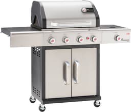 Landmann Triton MaxX PTS 4.1 Barbecue - Gas - Gietijzeren Roosters - Zilver - 4 Pits - Gas BBQ - Gasbarbecue — thumbnail 1