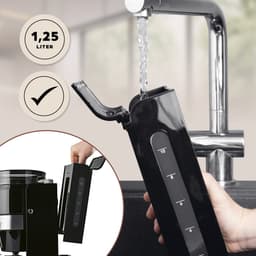 Barista koffiemachine met digitaal touchdisplay 800W zwart met koffiemolen + thermoskan — thumbnail 3