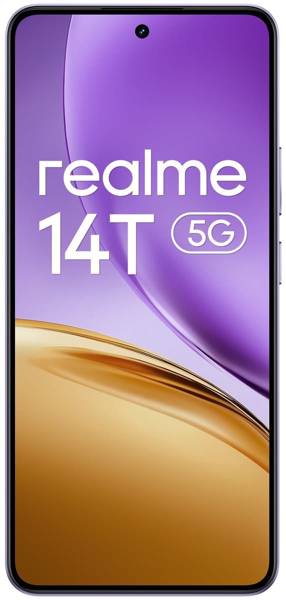 realme 14T 16,9 cm (6.67") Android 15 5G 8 GB 256 GB 6000 mAh Paars — afbeelding 1