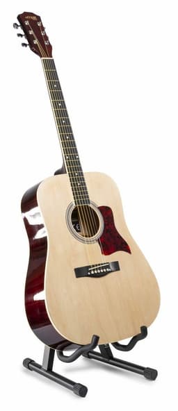 Akoestische gitaar voor beginners - MAX SoloArt klassieke gitaar / Spaanse gitaar 4/4 - Met o.a. 39'' gitaar, gitaar standaard, voetsteun, gitaartas, gitaar stemapparaat en extra accessoires - Zwart — thumbnail 5