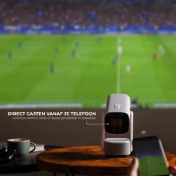 Lumenix® GO - Mini Beamer met accu - Voor iOS en Android - Smart TV Projector - Android 11.0 - WiFi 6 & Bluetooth 5.2 - Thuisbioscoop - Draagbaar en Draadloos - Wit — thumbnail 2