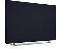 kwmobile tv hoes voor 75" TV cover - Beschermhoes voor televisie - Voor binnengebruik - Tegen vuil en stof - In donkerblauw