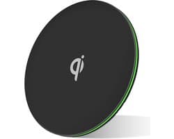 MMOBIEL Draadloze Oplader 15W Qi Opladen Wireless Charging Pad - Geschikt voor Smartphone, Smart Watch en Oordopjes Draadloze Qi Snellader - Zwart