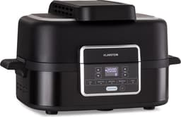 Klarstein 2-in-1 Heteluchtfriteuse met Grill, Airfryer met Snelle Opwarming 1500 W, XL Heteluchtfriteuse, Hetelucht Friteuse om te Frituren, Heteluchtfriteuse + Accessoires, Grillplaat, Frituurmand, 5 L — thumbnail 5