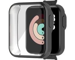 Beschermende watch case - hoesje - geschikt voor Xiaomi Mi Watch Lite - zwart