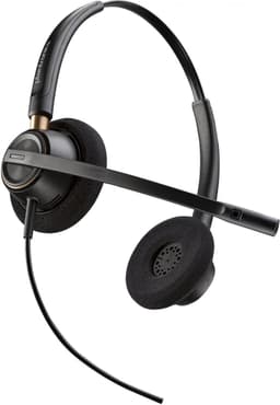 POLY EncorePro 520 Binaural Headset +Quick Disconnect Bedraad Hoofdband Oproepen/muziek Zwart — thumbnail 4