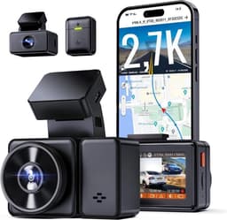 Dual Dashcam - Dashcam Voor Auto 5 GHz wifi 9MB/S - Voor en Achter Camera – Auto Camera Met Nachtzicht – Parkeermodus - G-Sensor — thumbnail 1