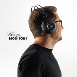 Áengus Koptelefoon met draad voor DJ en Studio - hoofdtelefoon met kabel - Over Ear - Zwart — thumbnail 2