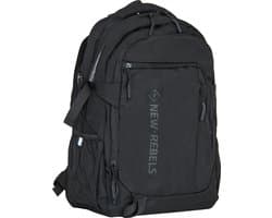 New Rebels Vince Baldwin Zwart 33L Rugtas Waterafstotend Laptop 15.6
