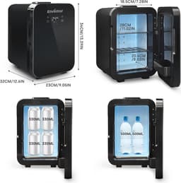 Draagbare Minikoelkast 10L - 12 Blikjes Koeler en Warmer met LCD Temperatuurdisplay voor Auto — thumbnail 5