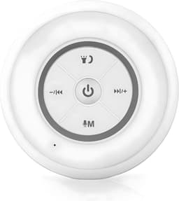 Douchespeaker - Douche Radio met Bluetooth - Waterdichte Speaker - Ingebouwde Microfoon - Met Zuignap - Wit - Oplaadbaar — thumbnail 4