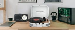 Muse MT-201WW - Bluetooth kofferplatenspeler met encoding-functie, wit — thumbnail 3