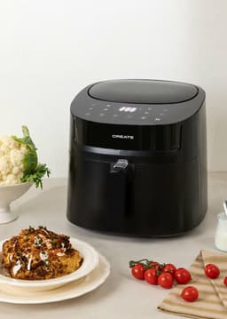 CREATE - Enkel 6,2 l Vrijstaand 1800 W Heteluchtfriteuse Zwart - AIR FRYER PRO LARGE — thumbnail 6