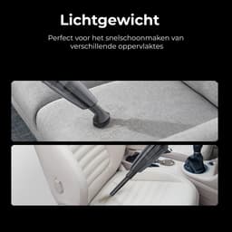 kruimeldief met oplaadstation - Handstofzuiger- 100W Krachtige Zuigkracht - HEPA 13 Filter - Zedar S500 — thumbnail 4