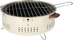 JENS Living houtskool tafel BBQ - Ronde BBQ - Tafel barbecue - 32 CM - Créme — thumbnail 4