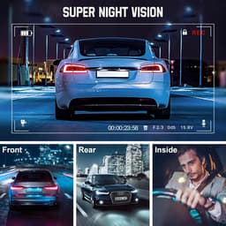 Lexium Dashcam voor auto - Dashcam - Dashcam voor auto voor en achter - Dashcam voor en achter - Dashcam voor en achter draadloos - Dual dashcam — thumbnail 2