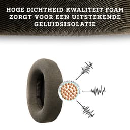 Somstyle Oorkussens Geschikt voor Steelseries Arctis 1, 3, 5, 7, 7P, 7X, 9 , 9X Pro & Prime (Wireless) Headset - 2 Stuks - Zacht Schuim - Donkergrijs — thumbnail 5