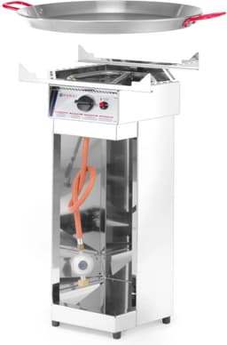 HENDI Paella barbecue – roestvrij staal – 4,8 kW – ø600 mm – demontabele brander — thumbnail 1
