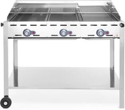HENDI Green Fire barbecue – 3 branders – 17,4 kW – verbeterde luchtaanvoer – 1078x612x825 mm — thumbnail 2