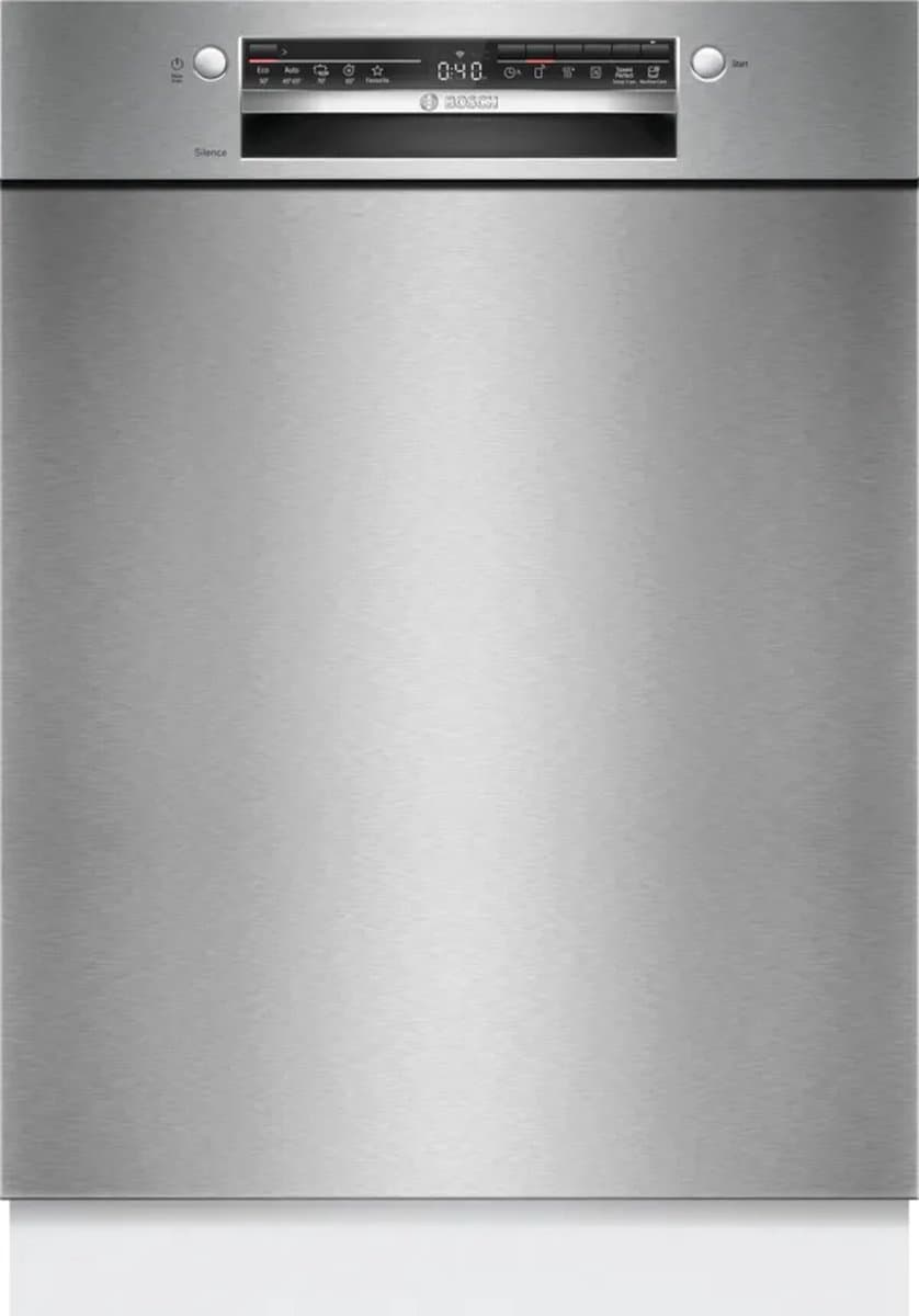 Bosch SMU2ITS09E - Serie 2 - Inbouwvaatwasser - 60 cm - Geborsteld staal - Energielabel E - Home Connect — afbeelding 1