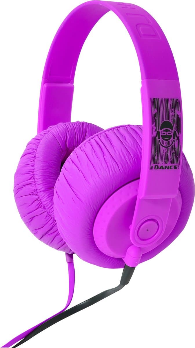 iDance SDJ550 Paars Supraaural Hoofdband koptelefoon — afbeelding 1