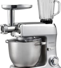 Royalty Line 3-in-1 Keukenmachine 2100 Watt -7.5 Liter- Zilver — thumbnail 1