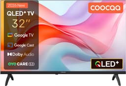 Coocaa 32CGQG41Z - 32 inch - QLED Google TV - HDR10 - Frameloos Design - Dolby Audio - WiFi & Bluetooth - Smart TV — thumbnail 1