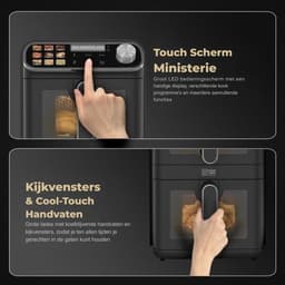 CLVP® Airfryer XXL - Dubbele Mand Airfryer — thumbnail 2