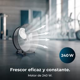 Industriële Vloerventilator - Industriële Ventilator - Werkplek Koelen - Grote Diameter - 76 cm - Zwart — thumbnail 5