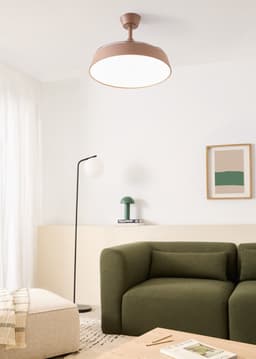 CREATE - Stille plafondventilator 40 W Ø107 cm met intrekbare bladen en LED-licht - M - Met licht - Afstandsbediening - WIND CLEAR CONTOUR — thumbnail 4