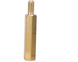 100 stuks M3 Messing Hex Standoffs en Moeren Assortiment Set voor PCB Borden - Ideaal voor Elektronica, DIY Projecten en Vervangingen