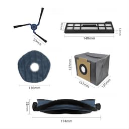 Geschikt voor Eufy robotstofzuigeraccessoires, geschikt voor X10pro OMNI rolborstel/zijborstel/filter/filterelement/mop/stofzak — thumbnail 5