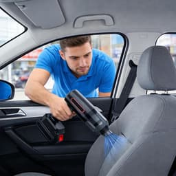 Handstofzuiger - Draagbare stofzuiger - Auto en huis reinigen - Blaas- en zuigfunctie - 254 x 198 x 79 cm — thumbnail 3