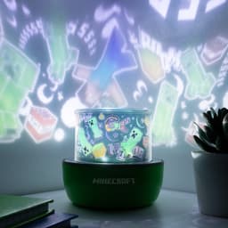 Minecraft Projection Light – Officieel Gelicentieerde Projectorlamp met 2 Scènes, Wand‑ & Plafonddecoratie- Paladone — thumbnail 1