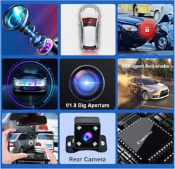 Auto DVR Dash Cam - Autocamera Rijcamera - Veilig Rijden - Plug and Play Installatie - 1080P HD - Zwart — thumbnail 5