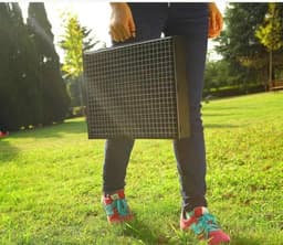 Daity 1 stuk - Houtskoolbarbecue – Draagbare tafelgrill, camping- & picknickgrill – Afneembare, inklapbare minigrill voor buiten, terras en camping (Klein) – Zwart — thumbnail 3