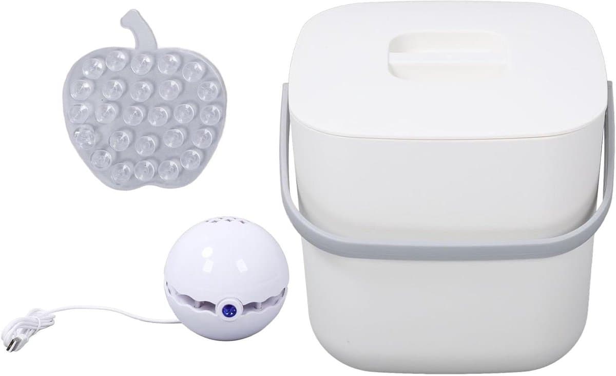 Mini Vaatwasser - Draagbare Reiniger - Keuken Schoonmaken - 360 Graden Reiniging - Compact Model - Wit — afbeelding 1