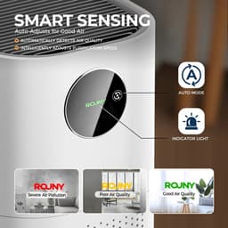 NordHaus Luchtreiniger - HEPA Air Purifier - H13 True HEPA Filter - Fluisterstil 25 dB - Voor Ruimtes tot 60 m² - Wit — thumbnail 5