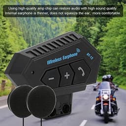 Draadloze motorhelm headset met ruisonderdrukking, handsfree ontwerp, lange standbytijd en hoge geluidskwaliteit, gemaakt van duurzaam ABS-materiaal met Bluetooth V4.1 technologie — thumbnail 2