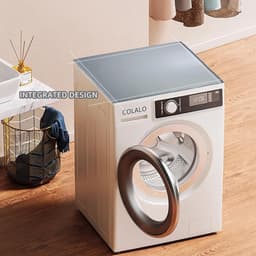 Wasmachine Droger Bovenmat - Apparaat Beschermhoes - Apparaten Beschermen - Waterdicht Siliconen Materiaal - 60x60cm - Zwart — thumbnail 4