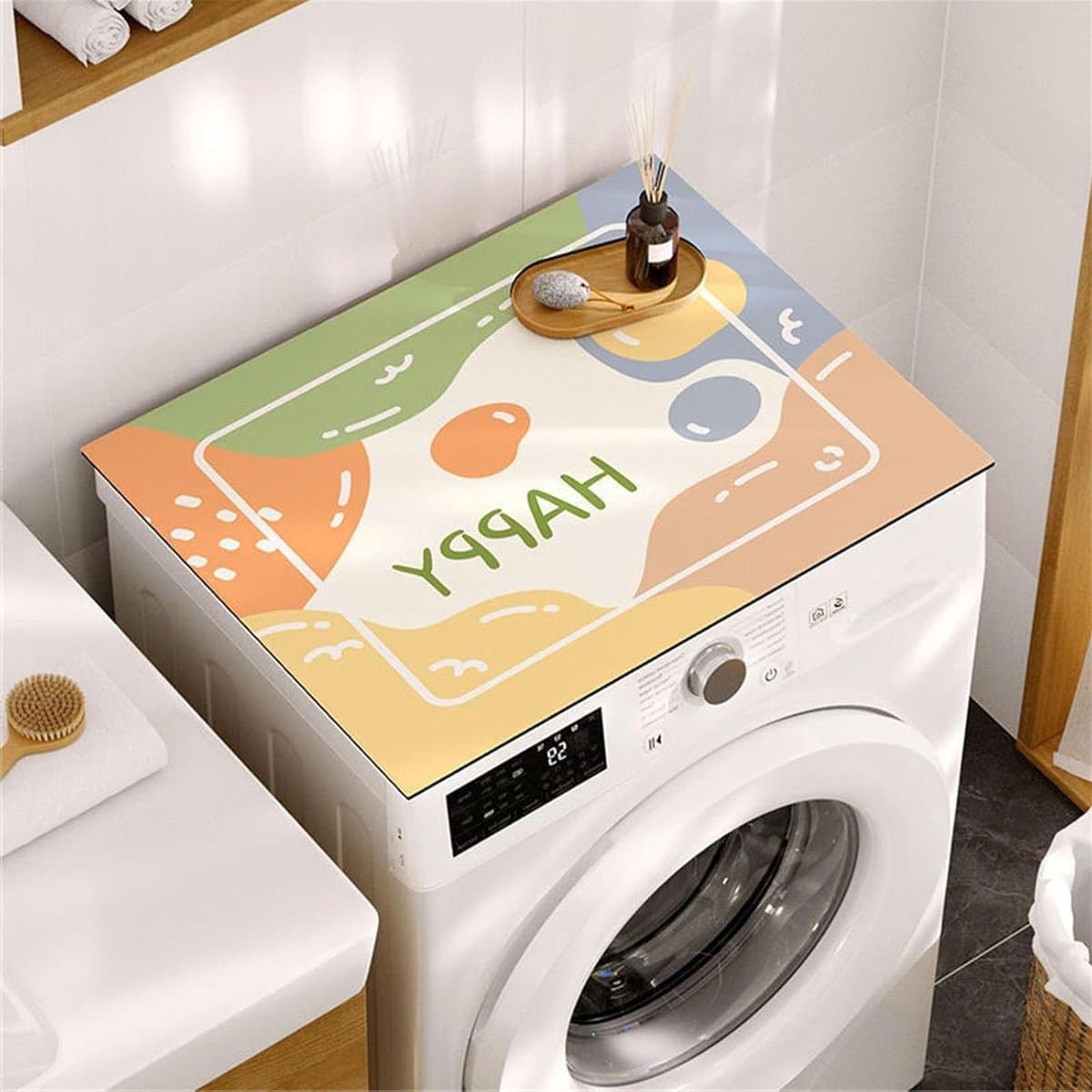 Wasmachine Droger Mat - Apparaat Beschermhoes - Apparaten Beschermen - Antislip Rubberen Basis - 40x50cm - F — afbeelding 1