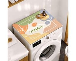Wasmachine Droger Mat - Apparaat Beschermhoes - Apparaten Beschermen - Antislip Rubberen Basis - 40x50cm - F