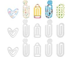 15 Stuks Sublimatie Lege Papierclips, Acryl Papierclips voor Persoonlijke DIY Creaties en Kantoorbenodigdheden