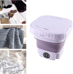 Vouwbare Mini Wasmachine, Automatisch, 11 Liter, Ideaal voor Studentenwoningen en Huishoudens, Inclusief Afvoerslang en Duurzaam ABS Materiaal — thumbnail 5