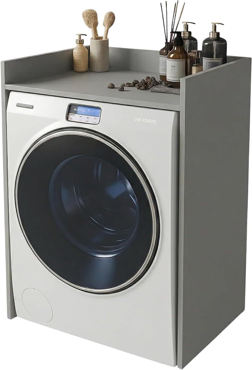 Wasmachine Ombouw - Opbouwmeubel - Kast Wasdroger - Meubel - functioneel — afbeelding 1