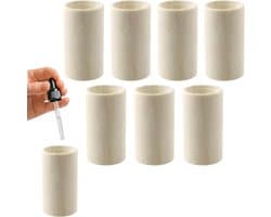 Set van 8 Houten Aroma Diffusers voor Essentiële Olie, Geurverspreiders voor Muggenspray en Sfeervolle Kamers in Slaapkamer, Badkamer en Kantoor