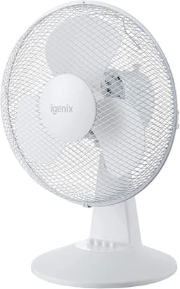 Ventilator - Tafelventilator - Kantoor Koelen - Drie Snelheden - 30 cm - Wit — thumbnail 3