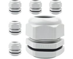 Waterdichte Kabeldoorvoeren M40x1.5 (24-31mm) - IP68 Kabelverbindingen met Vergrendelmoer en Milieu Bescherming voor Wasmachines en Elektronische Apparaten
